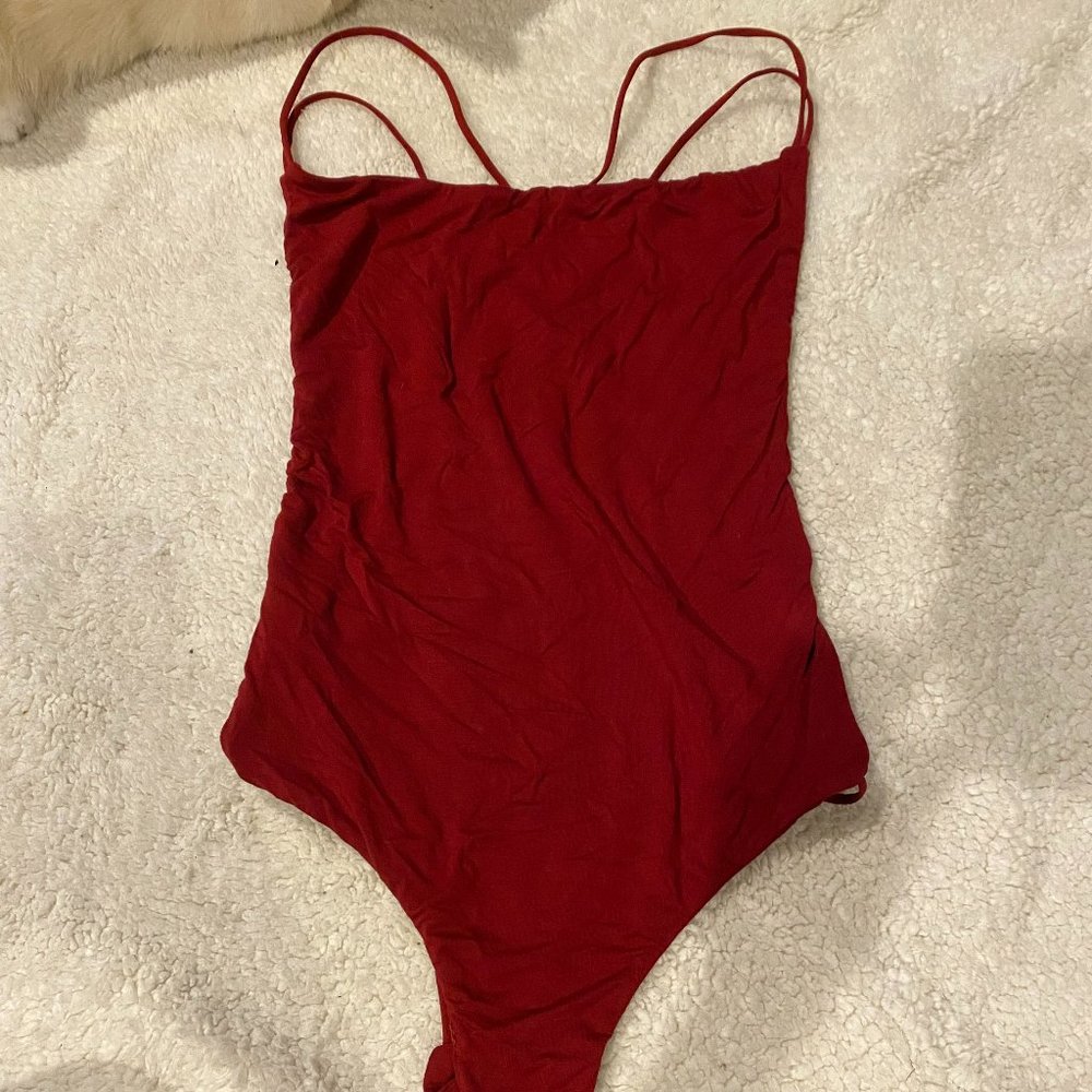 Open back body suit